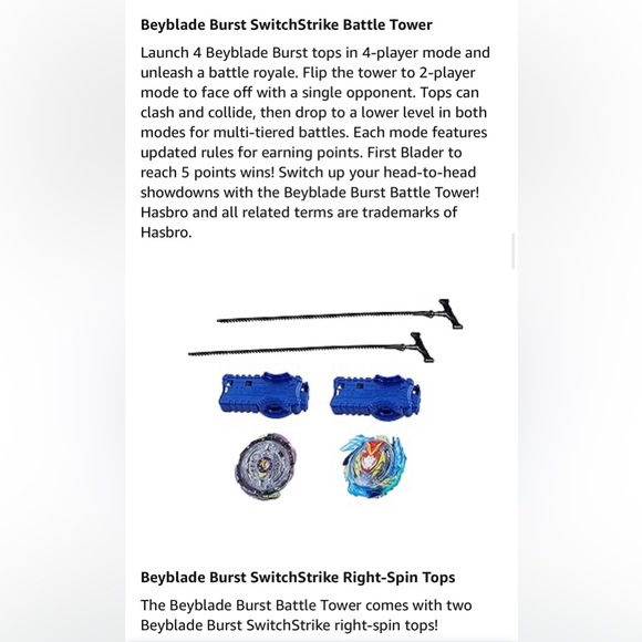 BEYBLADE BURST EVOLUTION SWITCHSTRIKE BATTLE TOWER - Picture 9 of 11